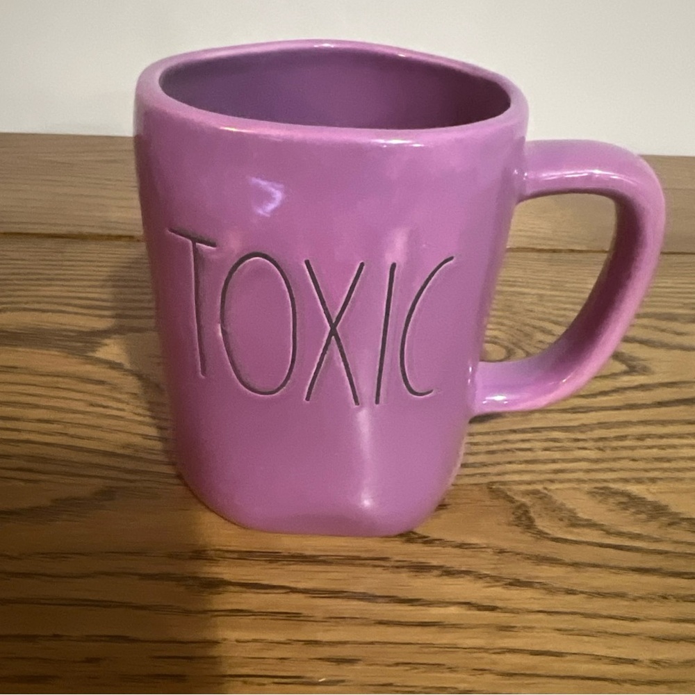 Rae Dunn Purple Ceramic Mug TOXIC NWOT